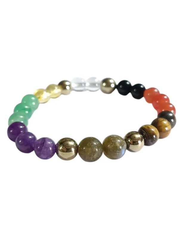 Mystic Harmony Bracelet – Citrine, Amethyst, Tourmaline by Brahmatells