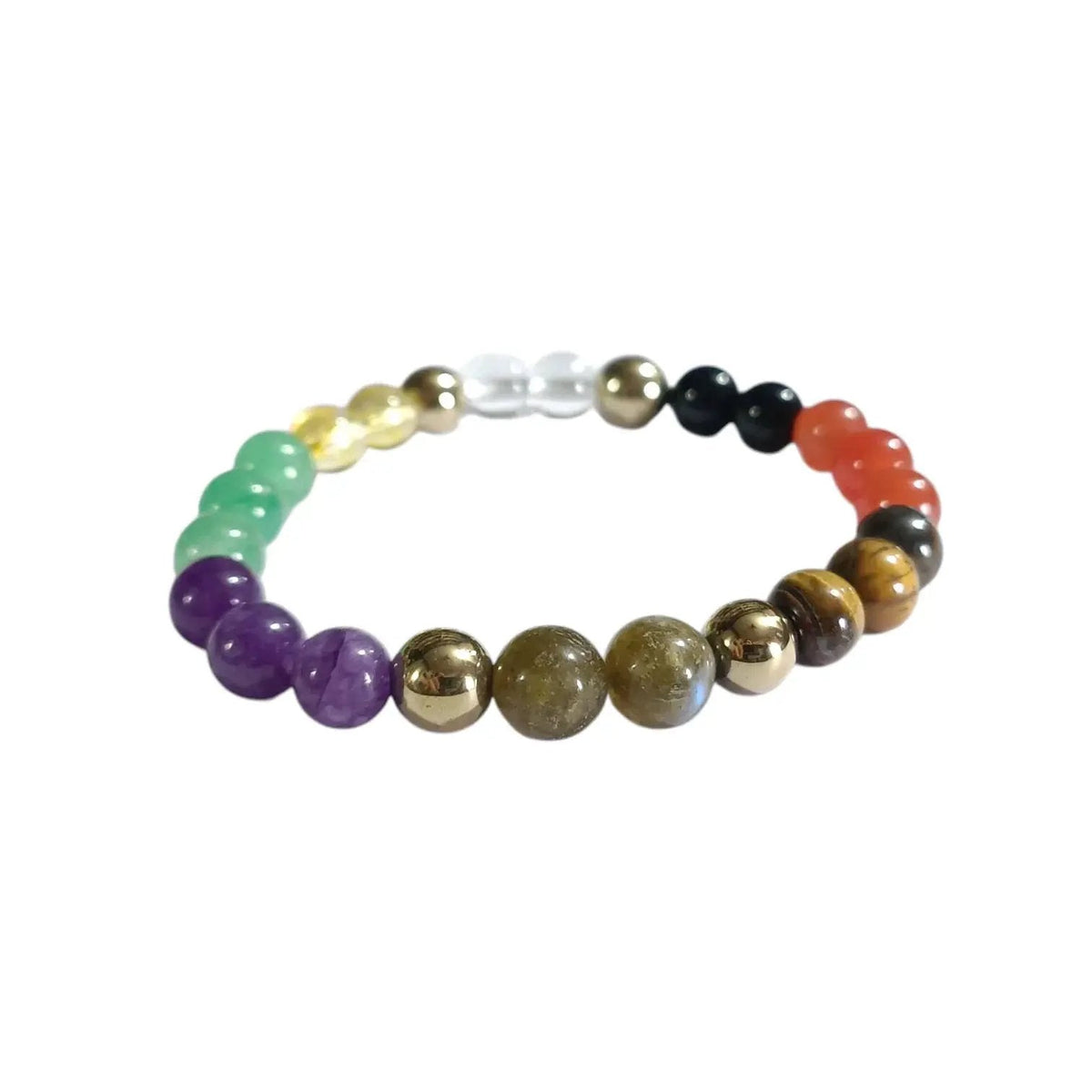Mystic Harmony Bracelet – Citrine, Amethyst, Tourmaline by Brahmatells