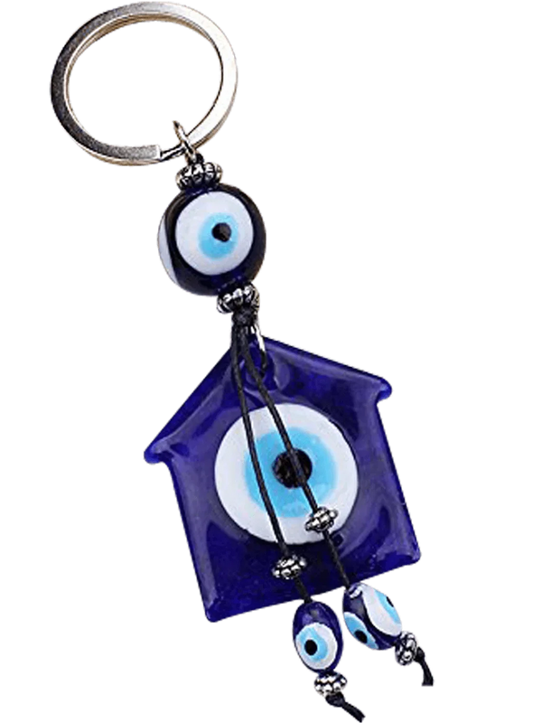 Dream Catcher Evil Eye With Tassel Good Luck Keychain by Brahmatells