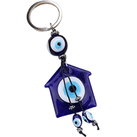 Dream Catcher Evil Eye With Tassel Good Luck Keychain by Brahmatells