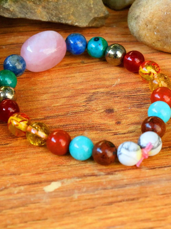 Elevate Your Confidence with Brahmatells' Self-Belief Crystal Bracelet by Brahmatells