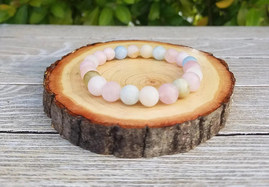 Embrace Emotional Balance with Morganite Beryl Bracelet | Brahmatells by Brahmatells