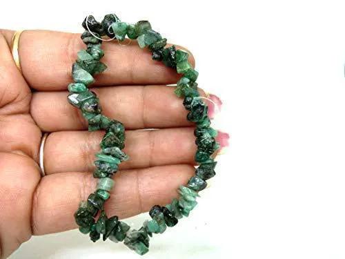Emerald Chips Healing Bracelet | Brahmatells by Brahmatells