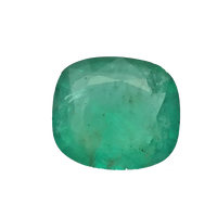 Emerald cushion-intense-bluish green BTE101GSM by Brahmatells