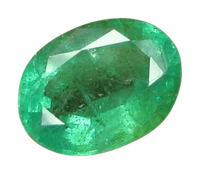 Emerald oval-bluish-green BTE106GSM - BrahmatellsStore