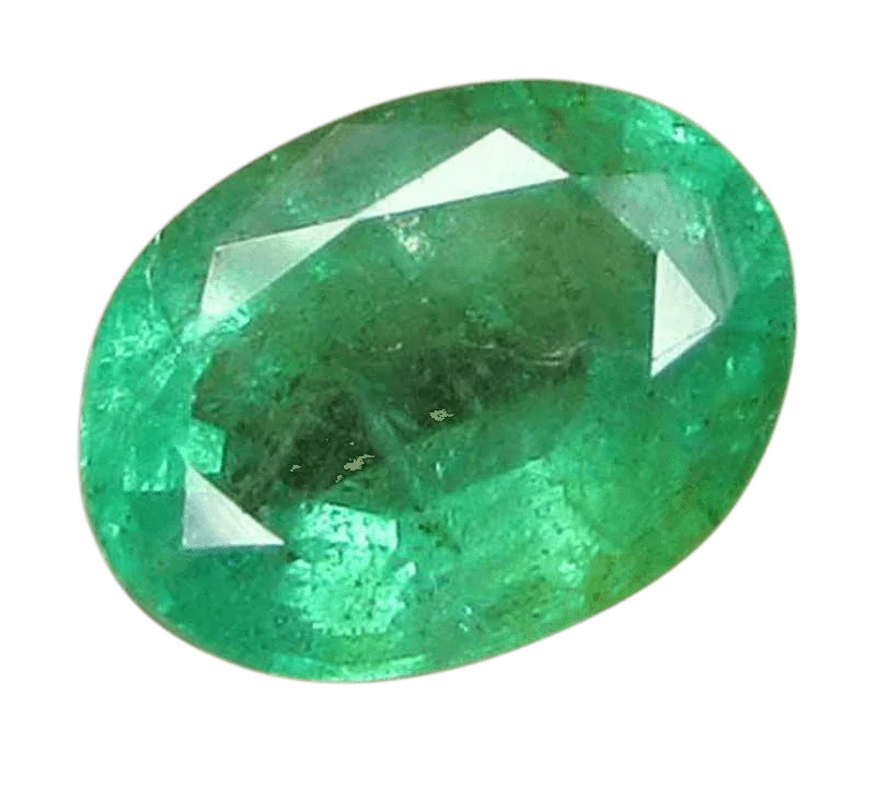 Emerald oval-bluish-green BTE106GSM by Brahmatells
