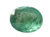 Emerald oval-dark bluish-green BTE113GSM by Brahmatells