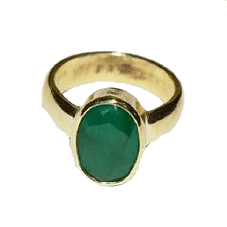 Emerald Oval-Intense Dark-Green Ring - Mercury's Gem | Brahmatells by Brahmatells