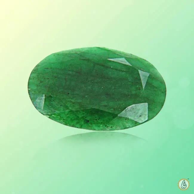 Emerald oval-intense-yellow grass-green BTE112GSM by Brahmatells