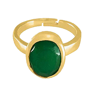 Emerald Oval-Medium Dark-Green Ring - Mercury's Choice | Brahmatells by Brahmatells