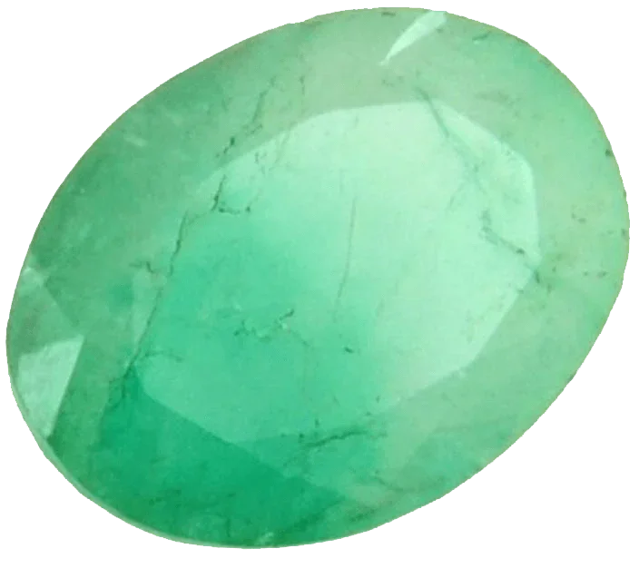 Emerald oval-natural-green BTE105GSM by Brahmatells