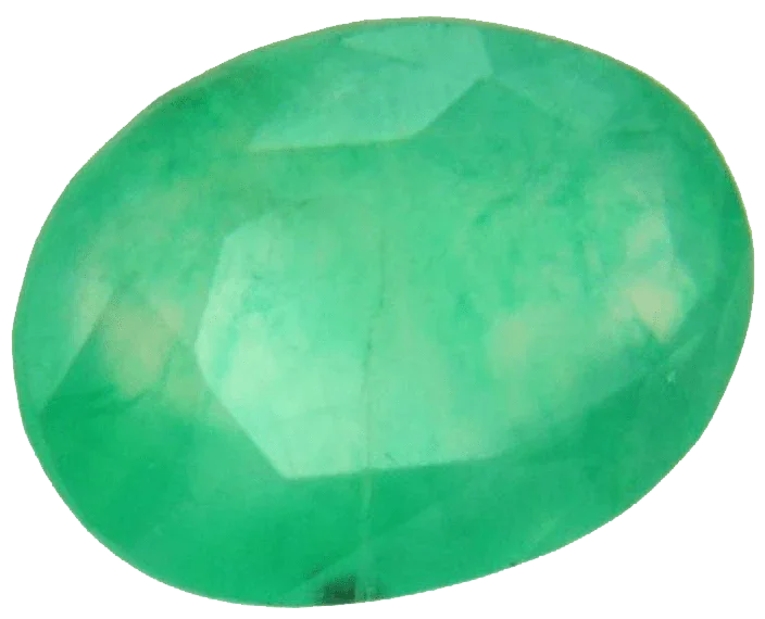 Emerald oval-natural-light-green BTE110GSM by Brahmatells