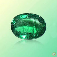 Emerald oval-strong yellow-green BTE115GSM by Brahmatells