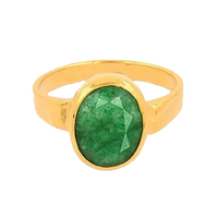 Emerald Oval-Yellow-Green Ring - Mercury's Harmony | Brahmatells by Brahmatells