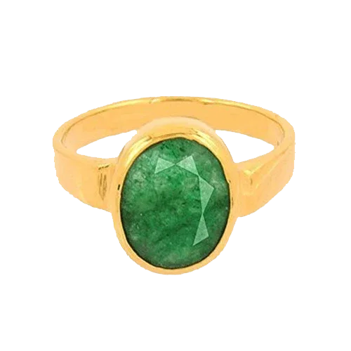 Emerald Oval-Yellow-Green Ring - Mercury's Harmony | Brahmatells by Brahmatells