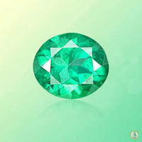 Emerald round-bluish-green BTE114GSM by Brahmatells
