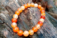 Empower Your Essence with Brahmatells' Carnelian Bracelet by Brahmatells