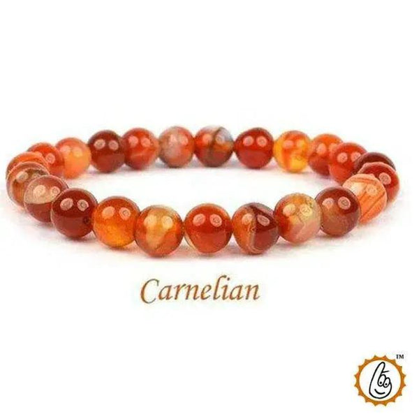 Empower Your Essence with Brahmatells' Carnelian Bracelet by Brahmatells