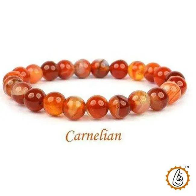 Empower Your Essence with Brahmatells' Carnelian Bracelet by Brahmatells