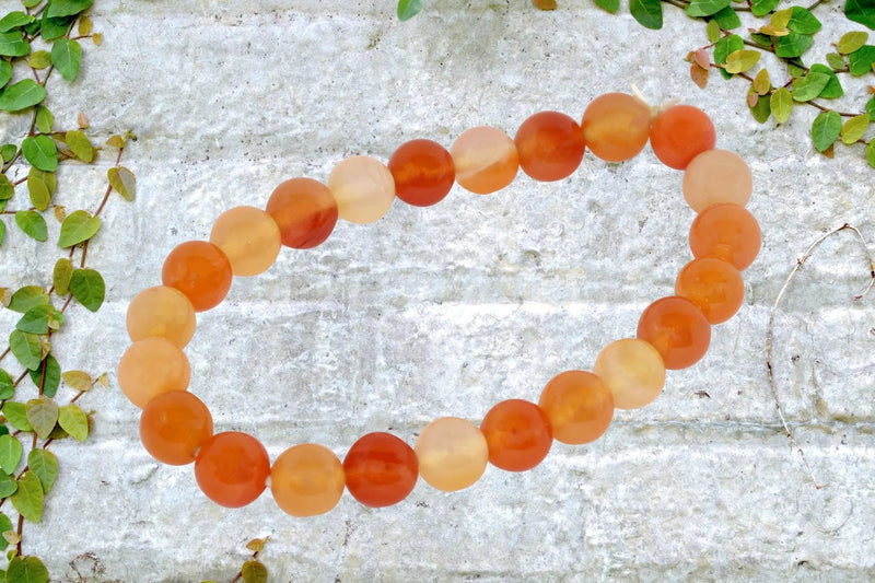Empower Your Essence with Brahmatells' Carnelian Bracelet by Brahmatells