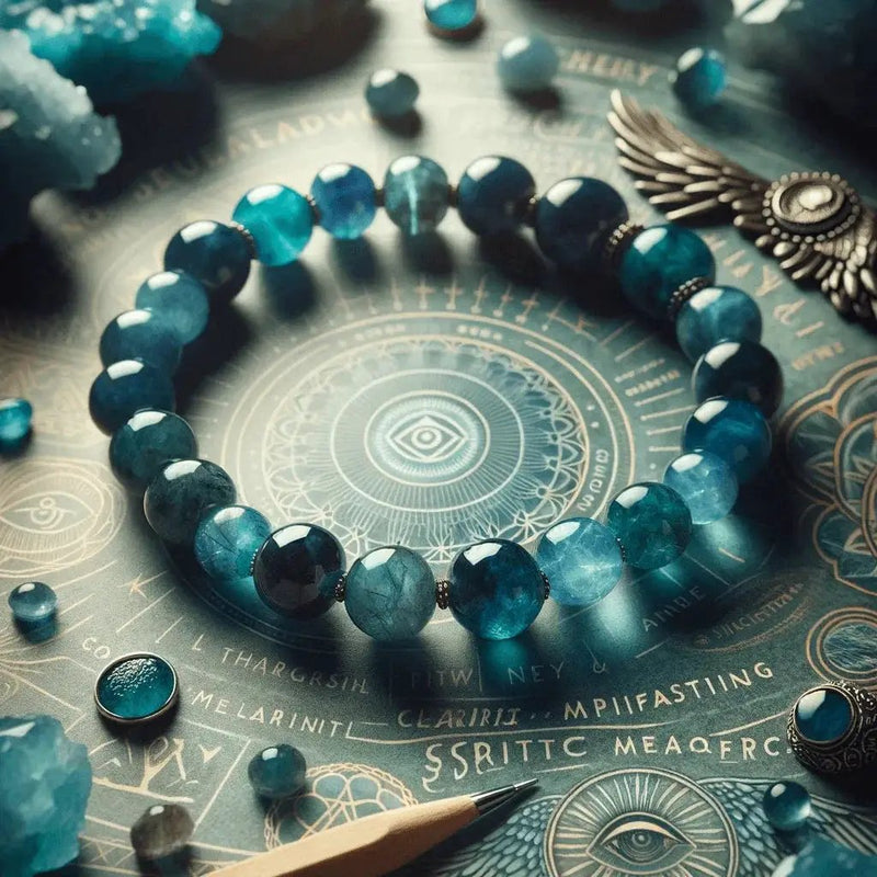 Empower Your Goals: Apatite Bracelet for Clarity & Success | Brahmatells by Brahmatells