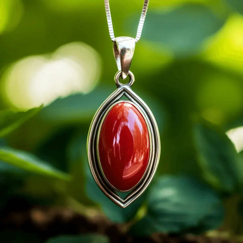 Empower Your Life with Egyptian Red Coral Pendant | Brahmatells by Brahmatells