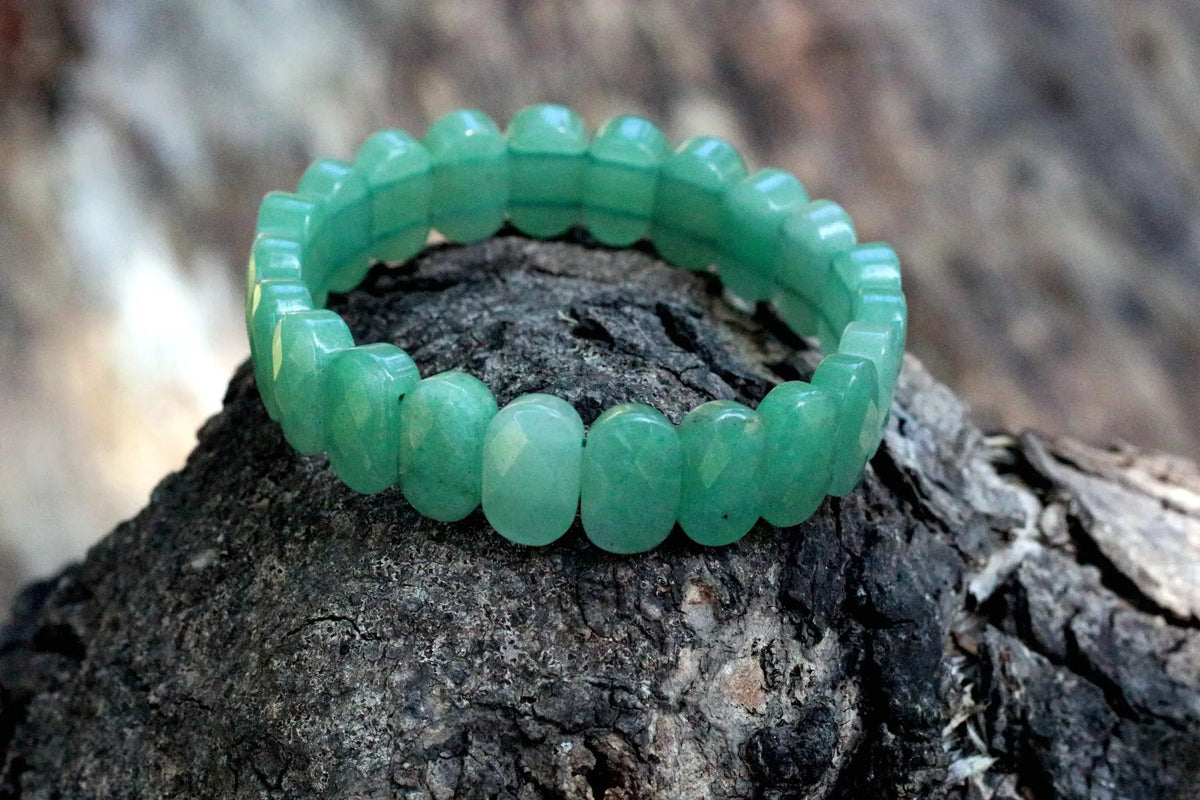 Energised Green Aventurine Bracelet for Luck & Abundance | Brahmatells by Brahmatells