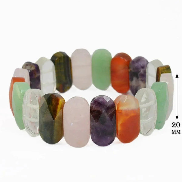 Energized 7 Chakra Healing Bracelet | Unisex Crystal Power | Brahmatells by Brahmatells