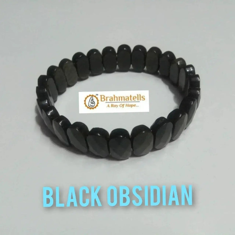 Energized Black Obsidian Bracelet for Protection & Grounding | Brahmatells by Brahmatells