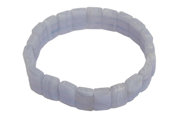 Energized Blue Lace Agate Bracelet for Serenity | Brahmatells by Brahmatells