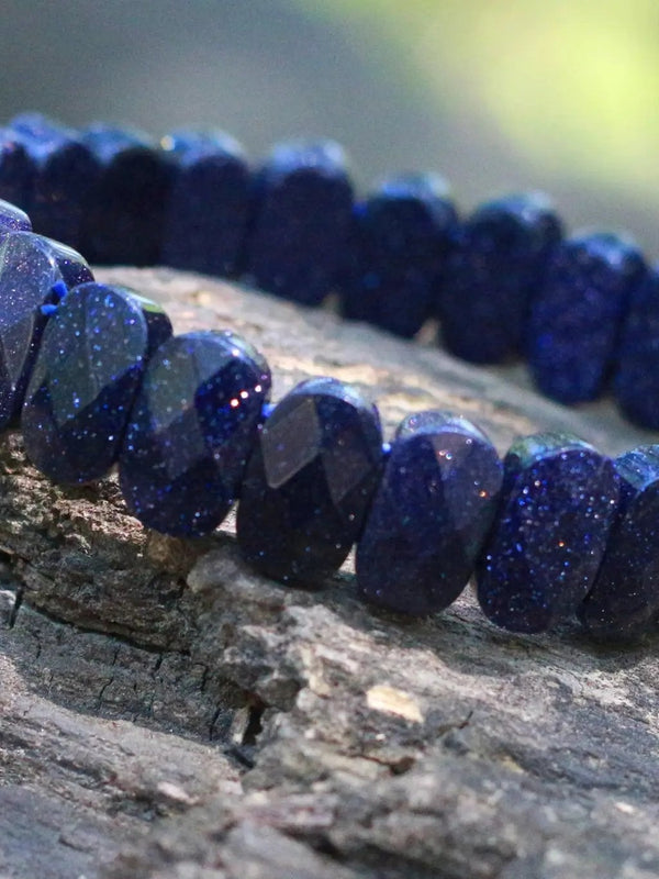 Energized Blue Sunstone Bracelet - Uplift & Energize | Brahmatells by Brahmatells