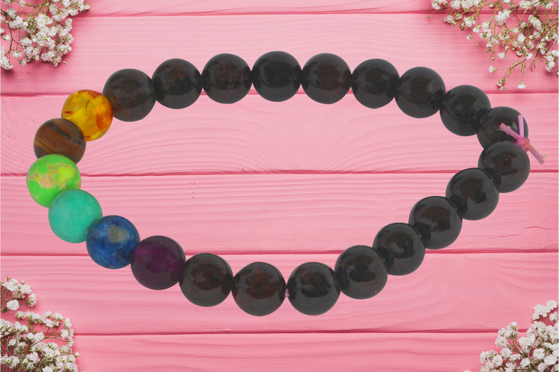 Energized Garnet & 7 Chakra Healing Bracelet | Brahmatells by Brahmatells