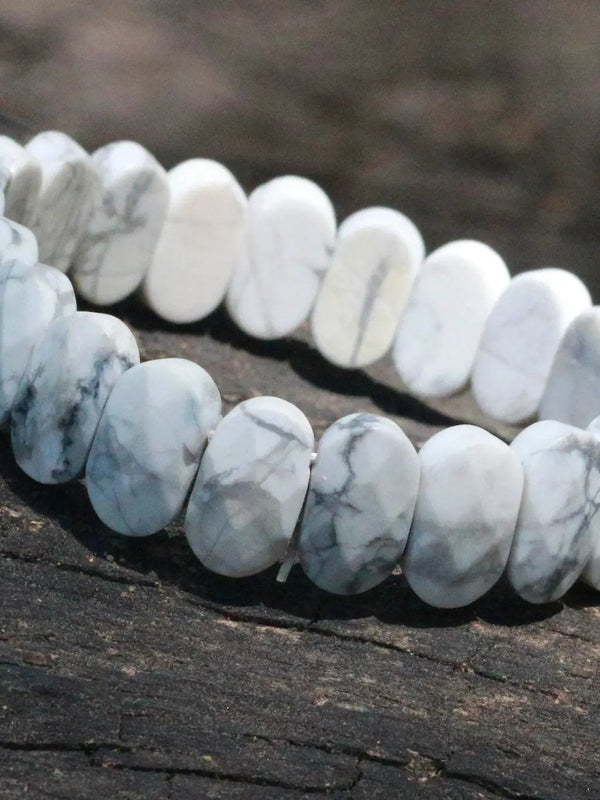 Energized Howlite Bracelet for Calm & Patience | Brahmatells by Brahmatells