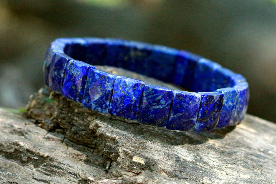 Energized Lapis Lazuli Bracelet for Wisdom & Protection | Brahmatells by Brahmatells