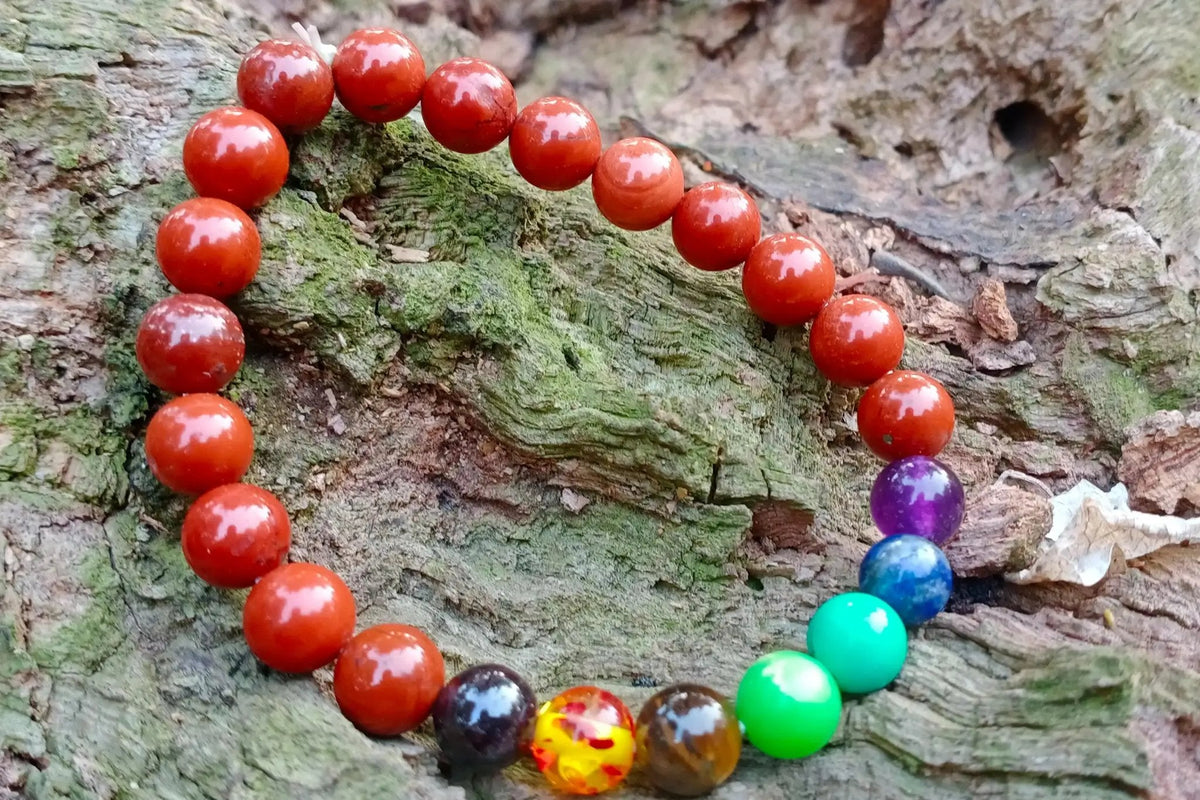 Energized Red Jasper Bracelet for Stability & Abundance | Brahmatells by Brahmatells