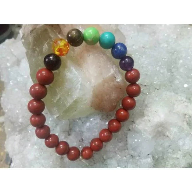 Energized Red Jasper Bracelet for Stability & Abundance | Brahmatells by Brahmatells