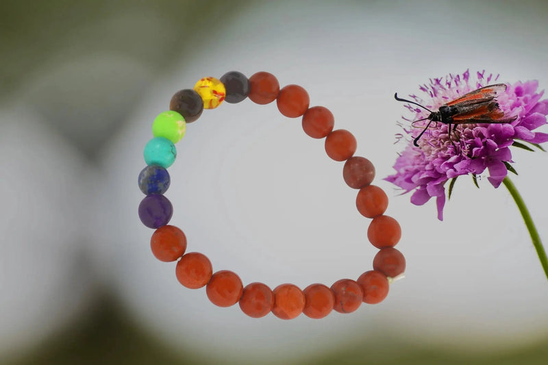 Energized Red Jasper Bracelet for Stability & Abundance | Brahmatells by Brahmatells