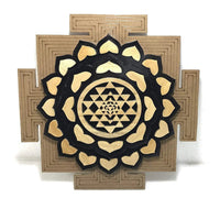 Energized Sri Yantra Plate, Sri Yantra, Shri Yantra, Crystal Grid. by Brahmatells