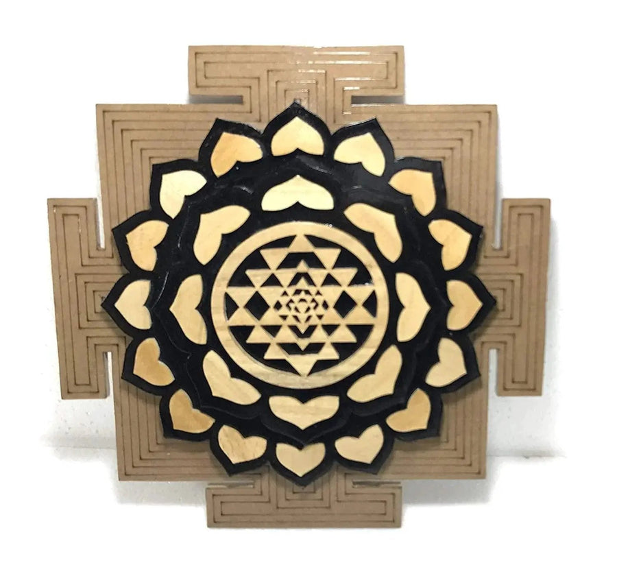 Energized Sri Yantra Plate, Sri Yantra, Shri Yantra, Crystal Grid. by Brahmatells