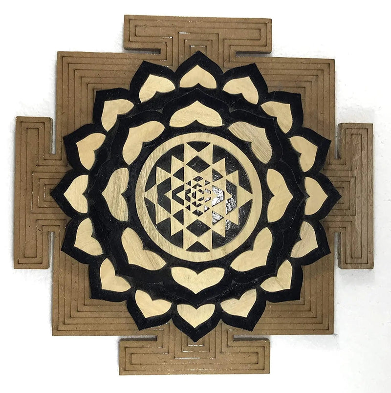 Energized Sri Yantra Plate, Sri Yantra, Shri Yantra, Crystal Grid. by Brahmatells