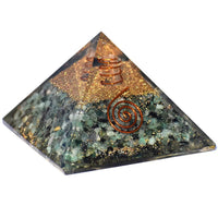 Energy Pyramid: Meditation & EMF Protection with Moonstone, Lapis & Jade by Brahmatells