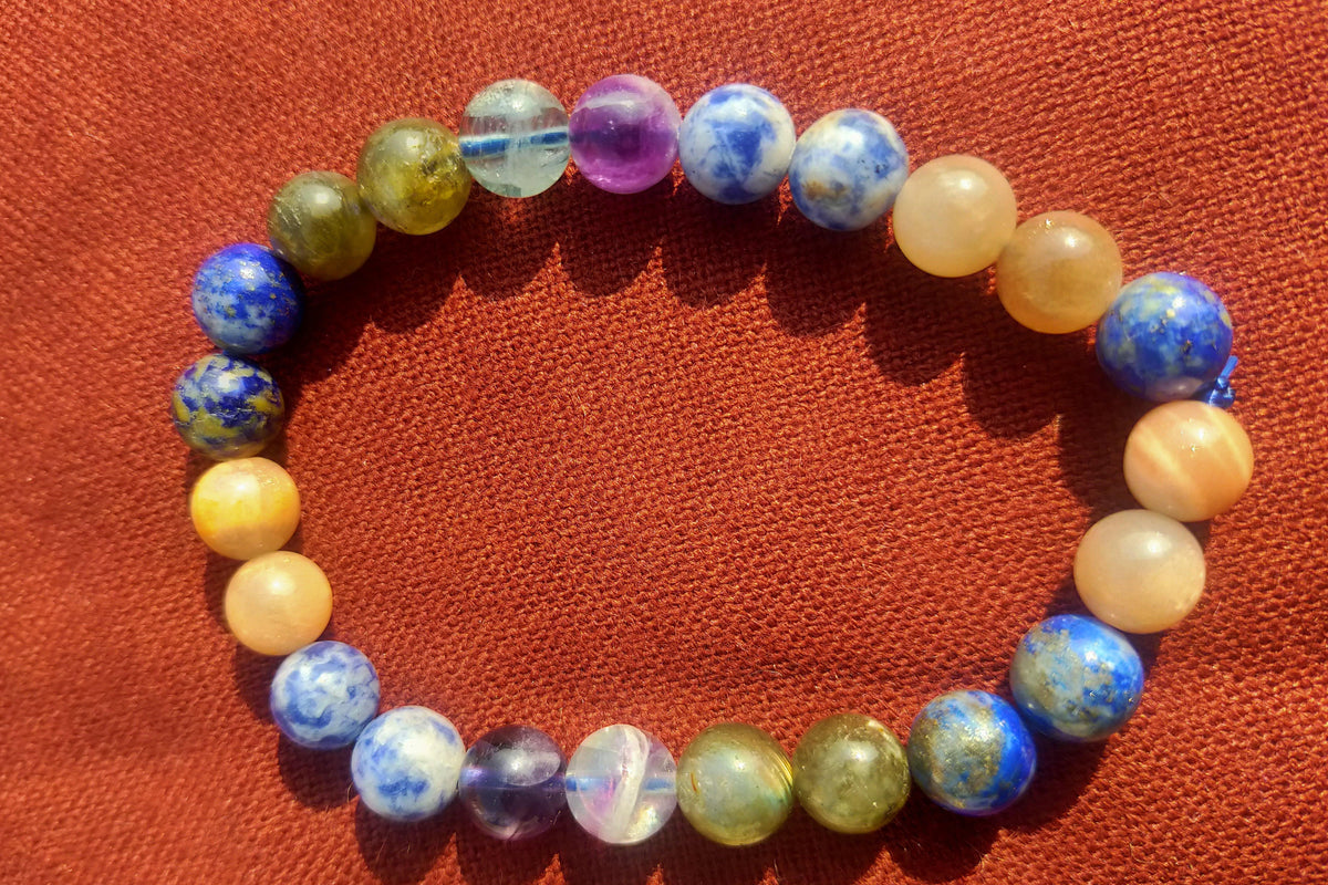 Enhance Your Intuition & Memory with Brahmatells' Crystal Bracelet by Brahmatells