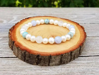 Ethereal Calm & Connection: Ocean-Inspired Bracelet by Brahmatells by Brahmatells