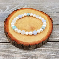 Ethereal Calm & Connection: Ocean-Inspired Bracelet by Brahmatells by Brahmatells
