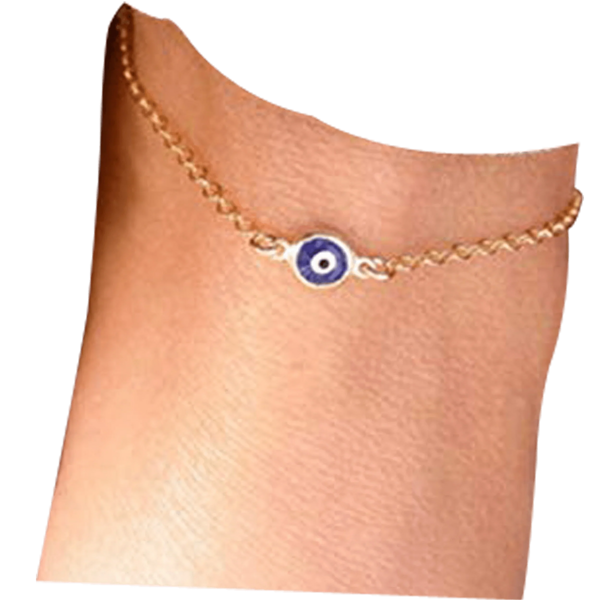 Evil Eye Blue Eyes Pendant Anklet by Brahmatells