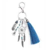 Evil Eye House Good Luck Keychain by Brahmatells