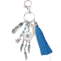 Evil Eye House Good Luck Keychain by Brahmatells