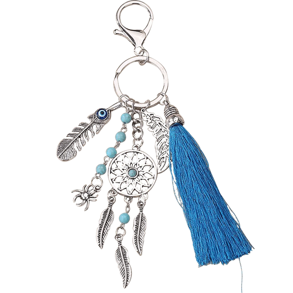 Evil Eye House Good Luck Keychain by Brahmatells