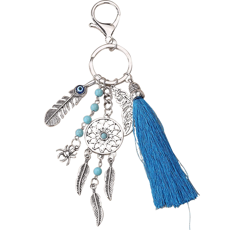 Evil Eye House Good Luck Keychain by Brahmatells