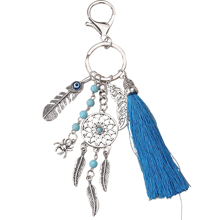 Evil Eye House Good Luck Keychain by Brahmatells